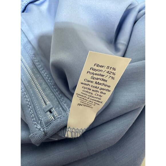 Isabella Activewear Women's Scuba Baby Blue Pullover Size M NWT - Picture 6 of 7